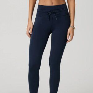 Vuori Daily Form Tie Leggings Navy XS
